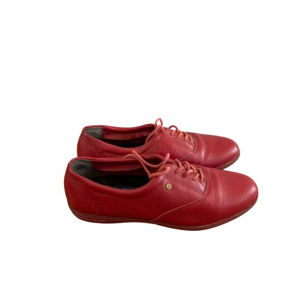 Easy Spirit  7.5 AA  Anti-gravity Motion Women's Lace Up Comfy Shoes Red - Picture 2 of 9